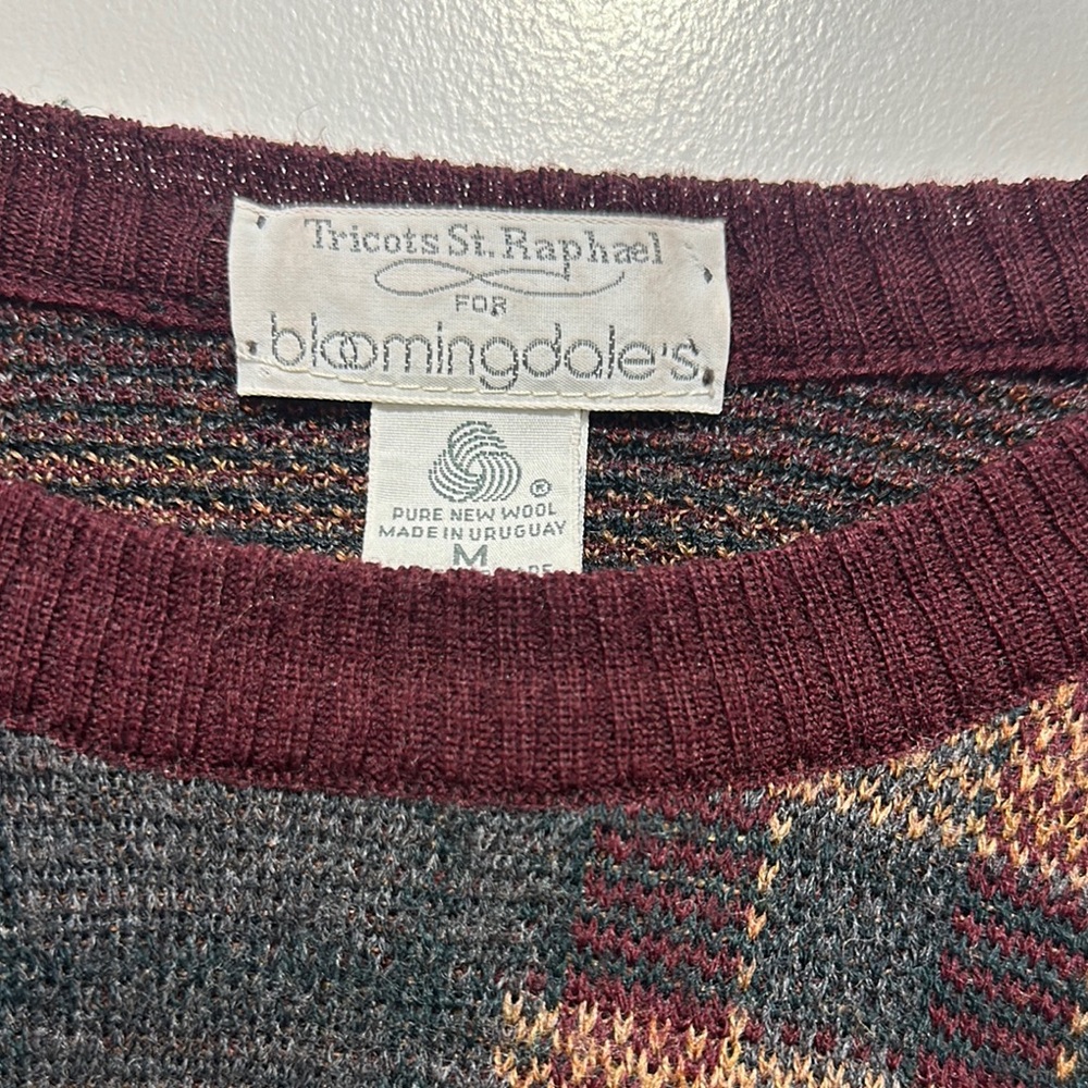 Bloomingdale's Multicolor Plaid Sweater
